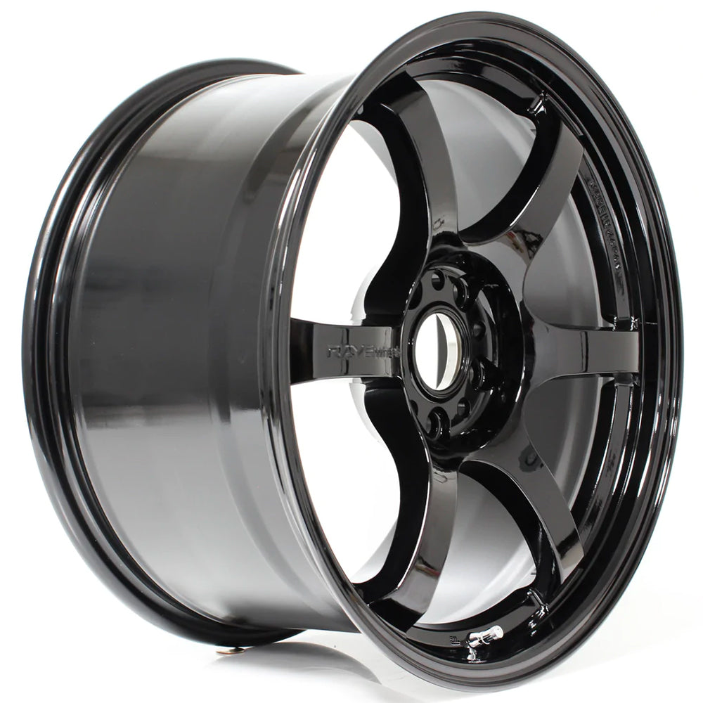 Rays Gram Lights 57DR Wheels - Gloss Black 17x9 / 5x114.3 / +38