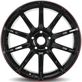 Rays Gram Lights 57 Transcend REV LIMIT Edition Wheels - Gloss Black 18x9.5 / 5x114 / +38