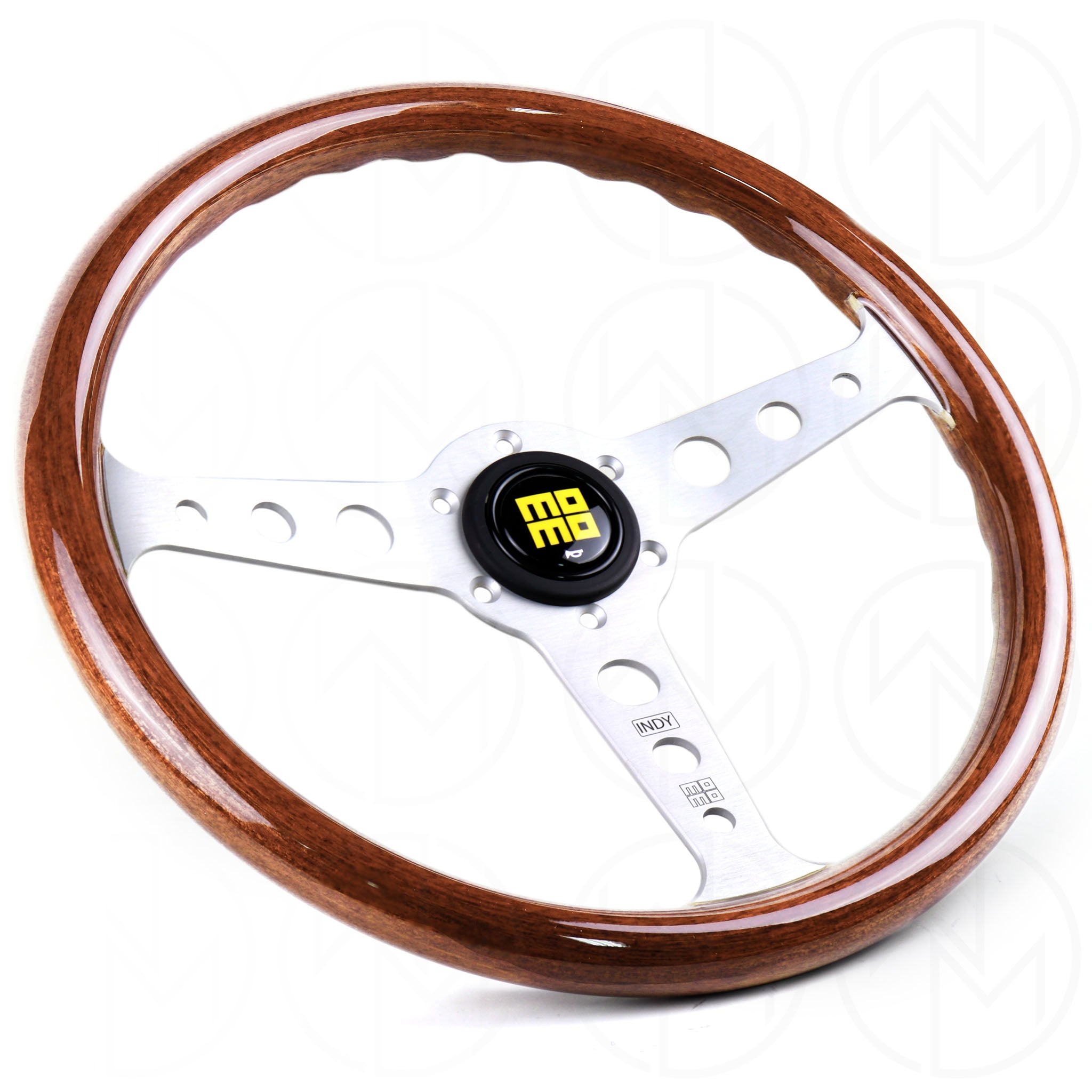Momo Indy Mahogany Wood 350mm Steering Wheel