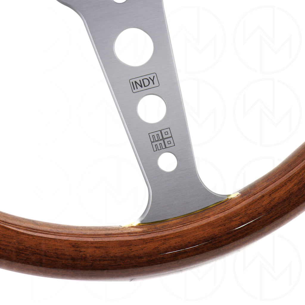 Momo Indy Mahogany Wood 350mm Steering Wheel