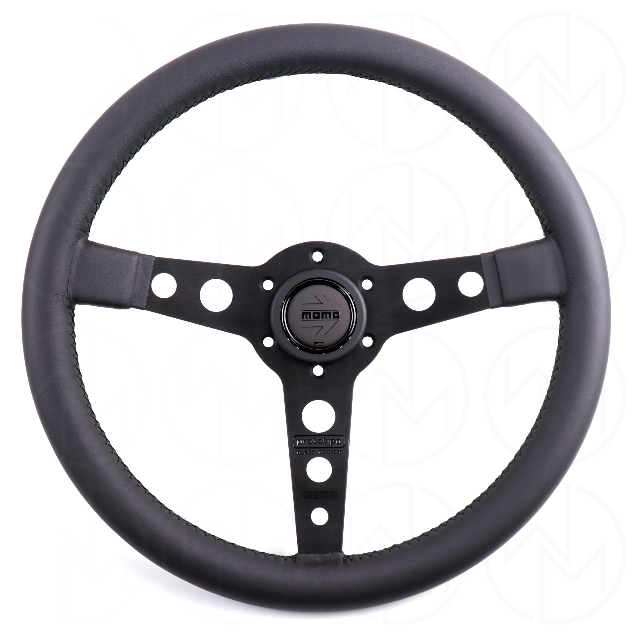 Momo Prototipo Steering Wheel - 350mm Black Edition - Wheel Mod 