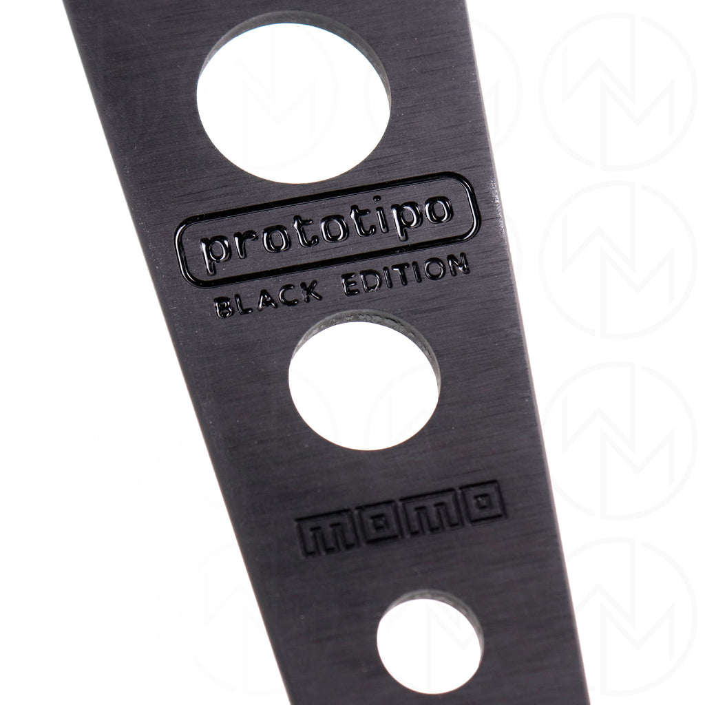 Momo Prototipo Steering Wheel - 350mm Black Edition