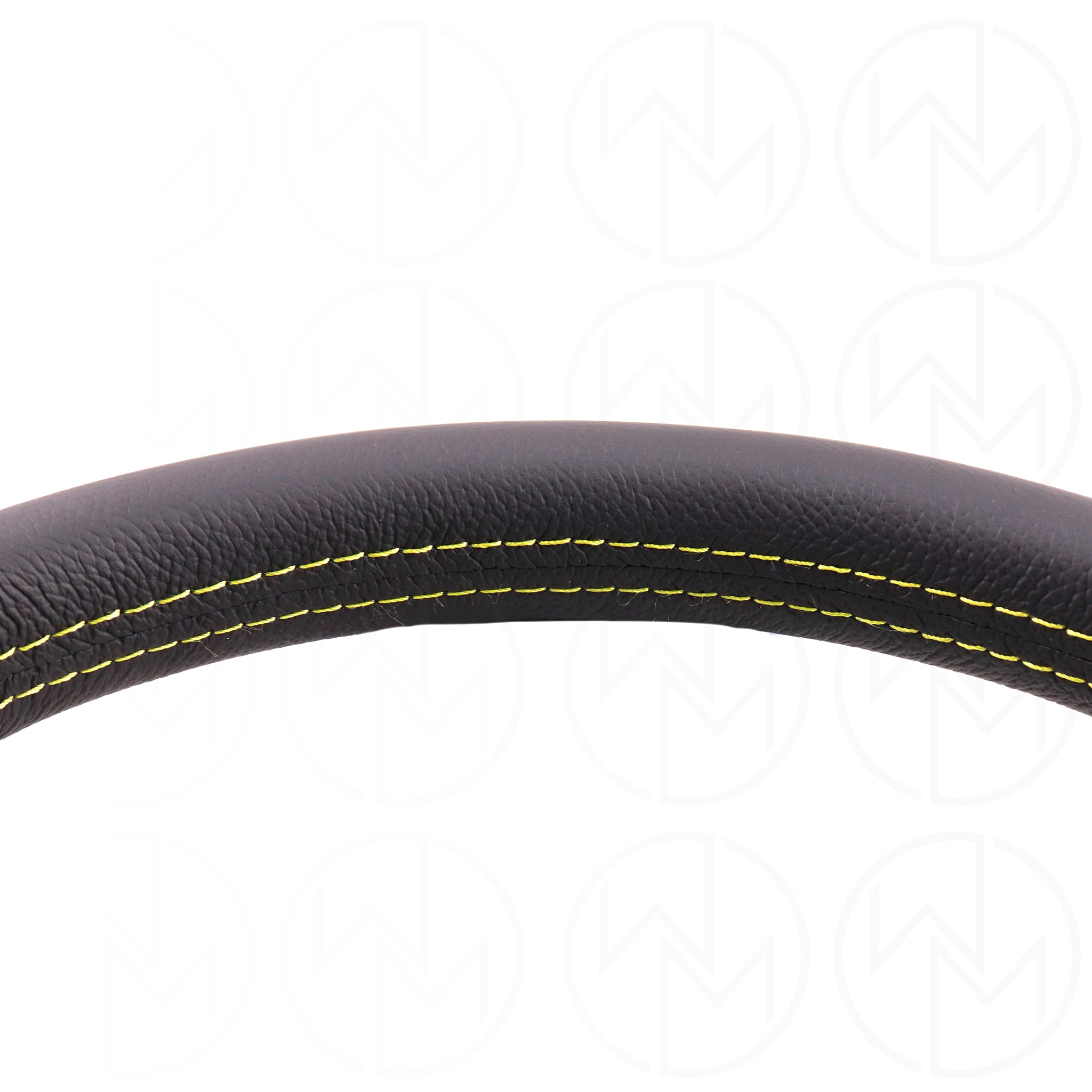 Momo Monte Carlo Steering Wheel - 350mm Leather w/Yellow Stitch