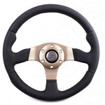 Momo Race Steering Wheel - 320mm Leather Combo w/Anthracite Spokes