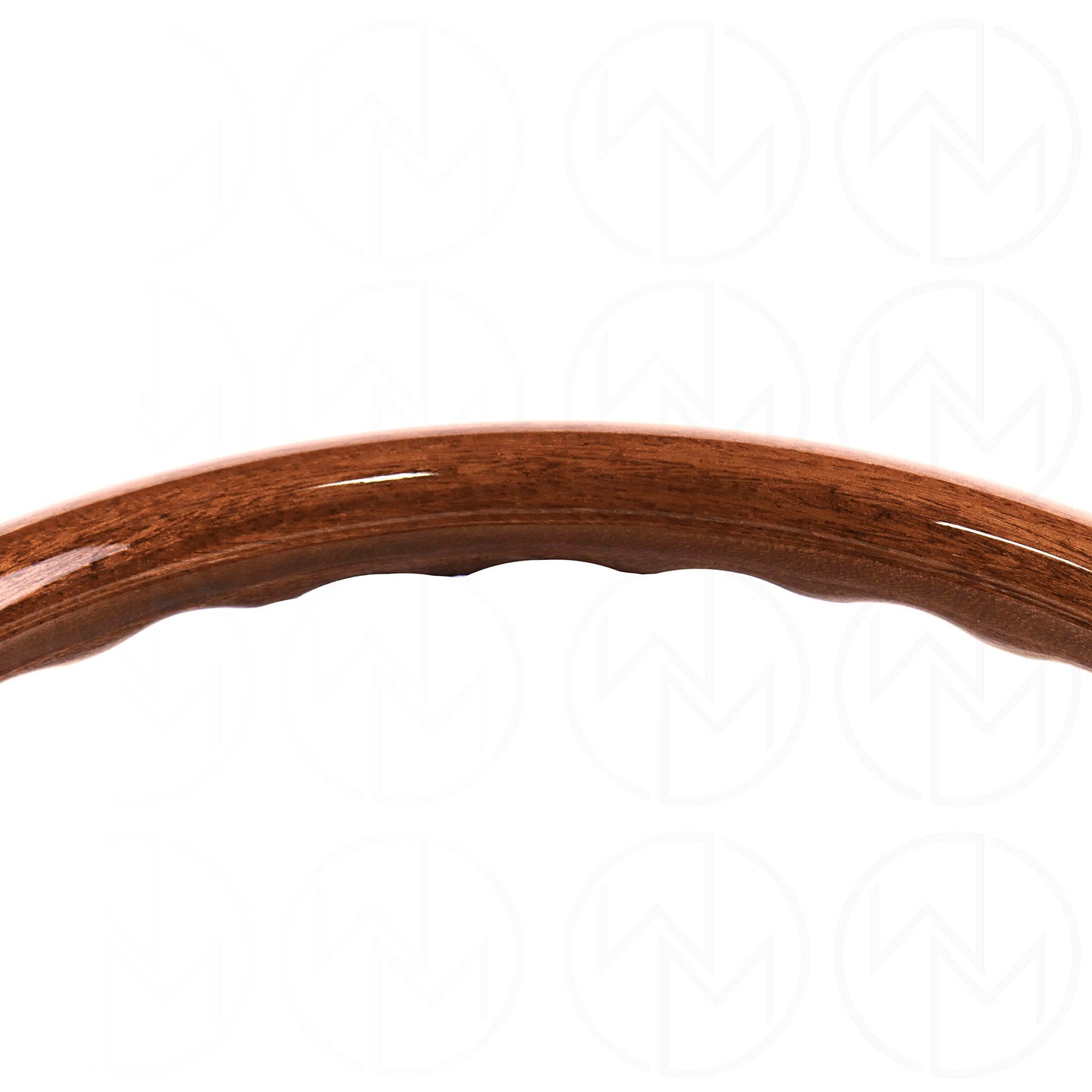 Momo Indy Mahogany Wood 350mm Steering Wheel - Black Spokes