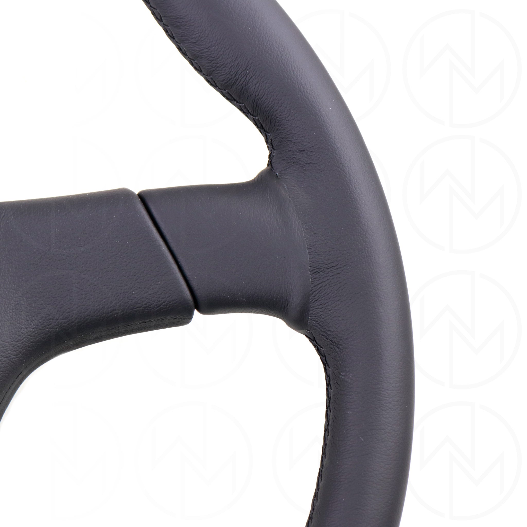 Nardi Gara 3/3 Steering Wheel 365mm Leather w/Black Stitch WheelMod