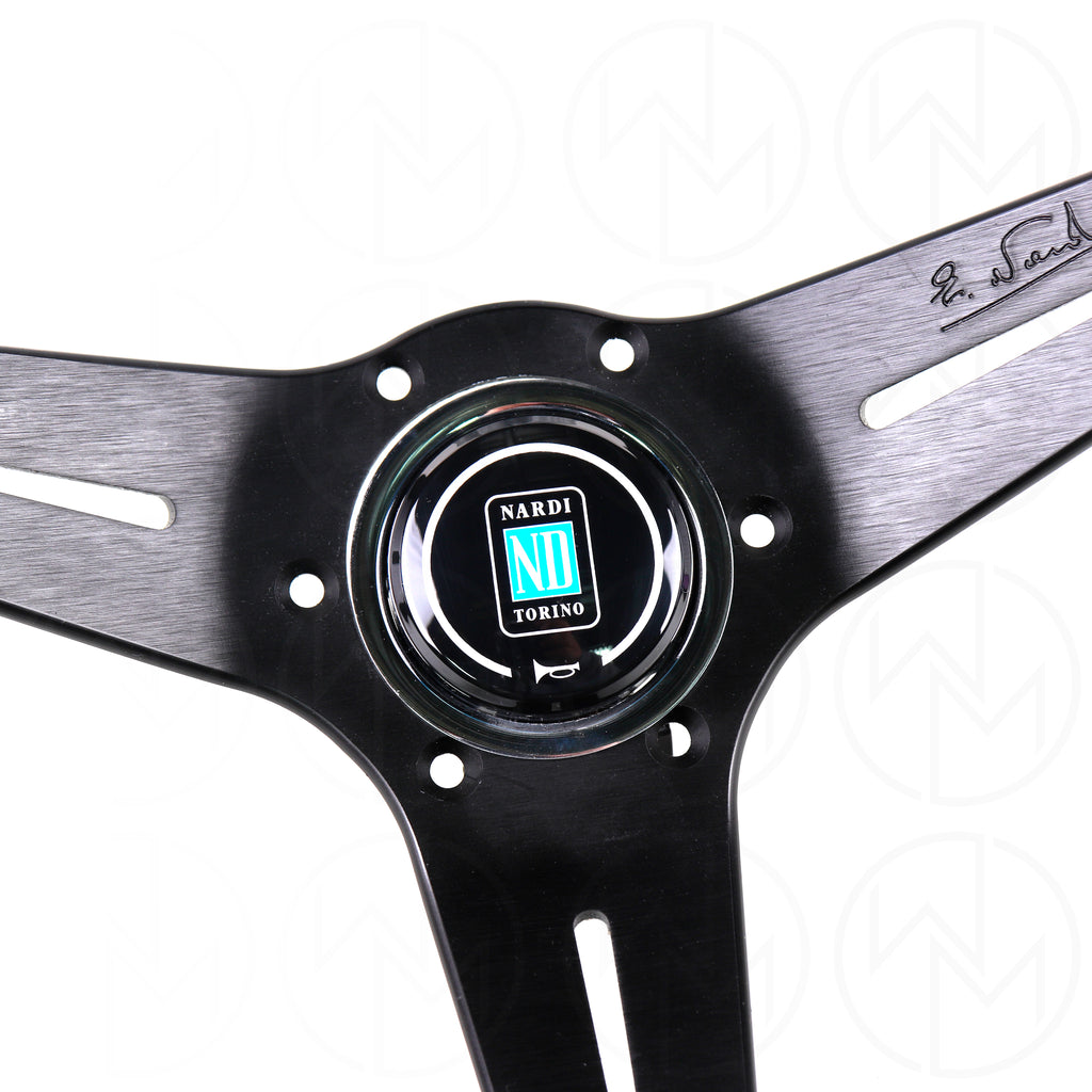 Nardi Sport Rally Deep Corn Steering Wheel - 350mm Suede w/ Black Stitch