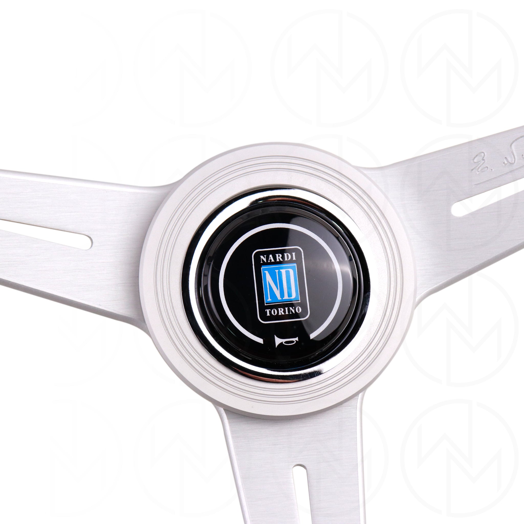 Nardi Classic Wood Steering Wheel - 360mm White Spokes