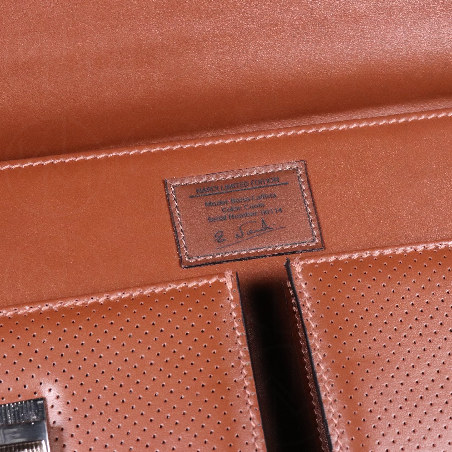 Nardi Leather Briefcase