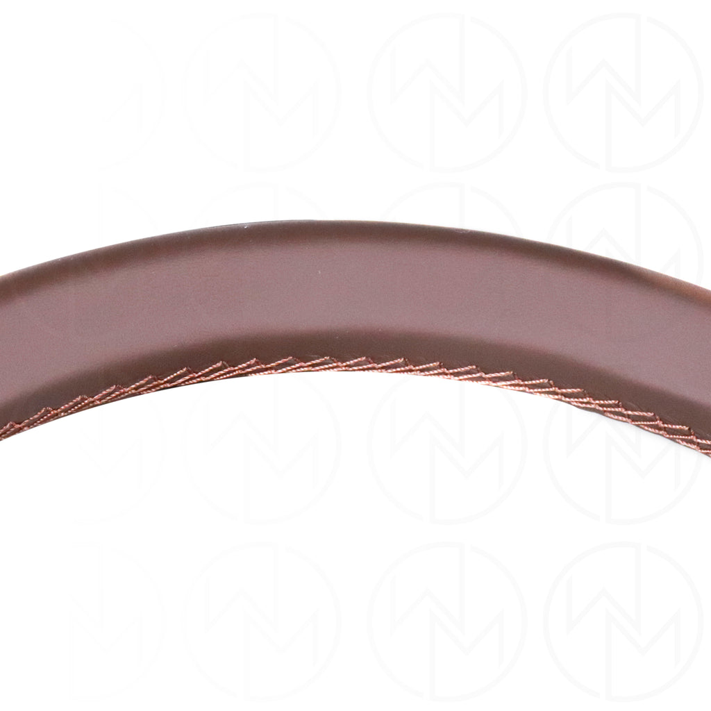 Nardi Deep Corn Revolution Brown Leather Steering Wheel - 350mm