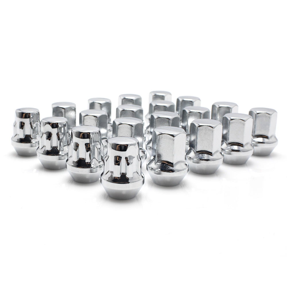 RAYS 17 Hex Lug Nuts and Lock Set - Silver