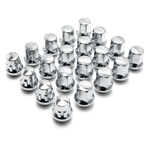 RAYS 17 Hex Lug Nuts and Lock Set - Silver
