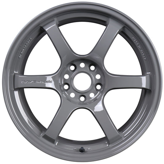 Rays Gram Lights 57DR Wheels - Glossy Gray - 18x9.5 / 5x114 / +38