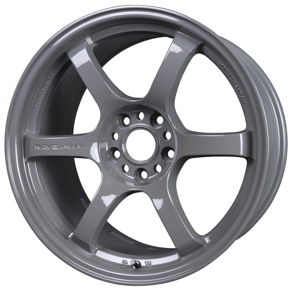 Rays Gram Lights 57DR Wheels - Glossy Gray - 18x9.5 / 5x114 / +38