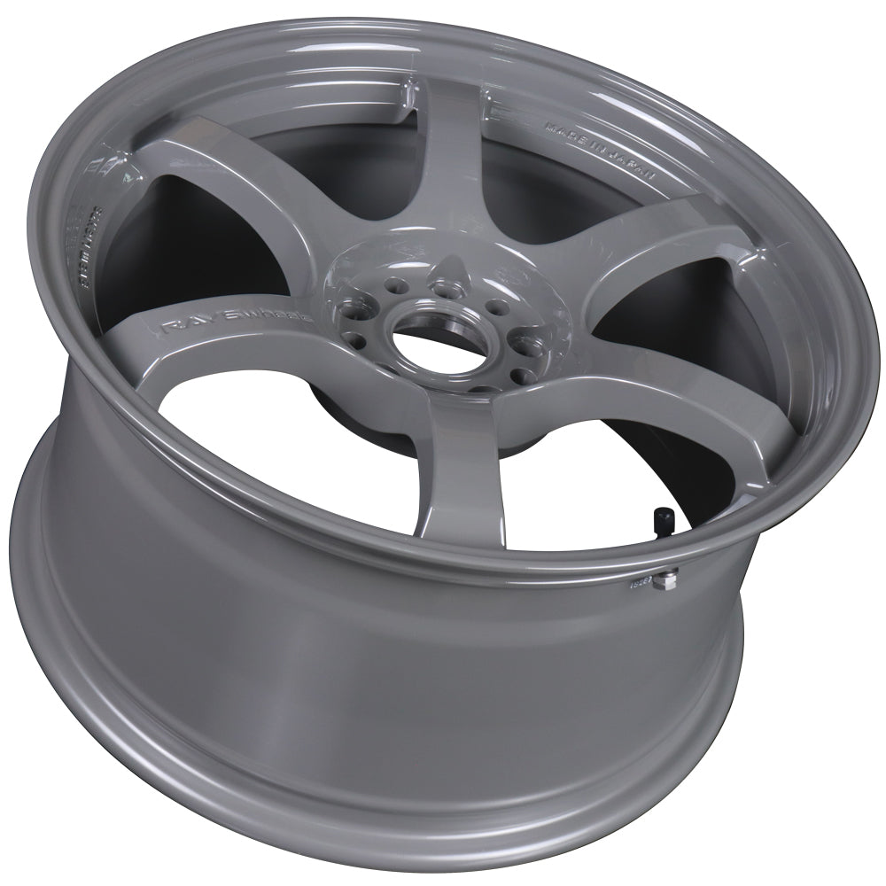 Rays Gram Lights 57DR Wheels - Glossy Gray - 18x9.5 / 5x114 / +38