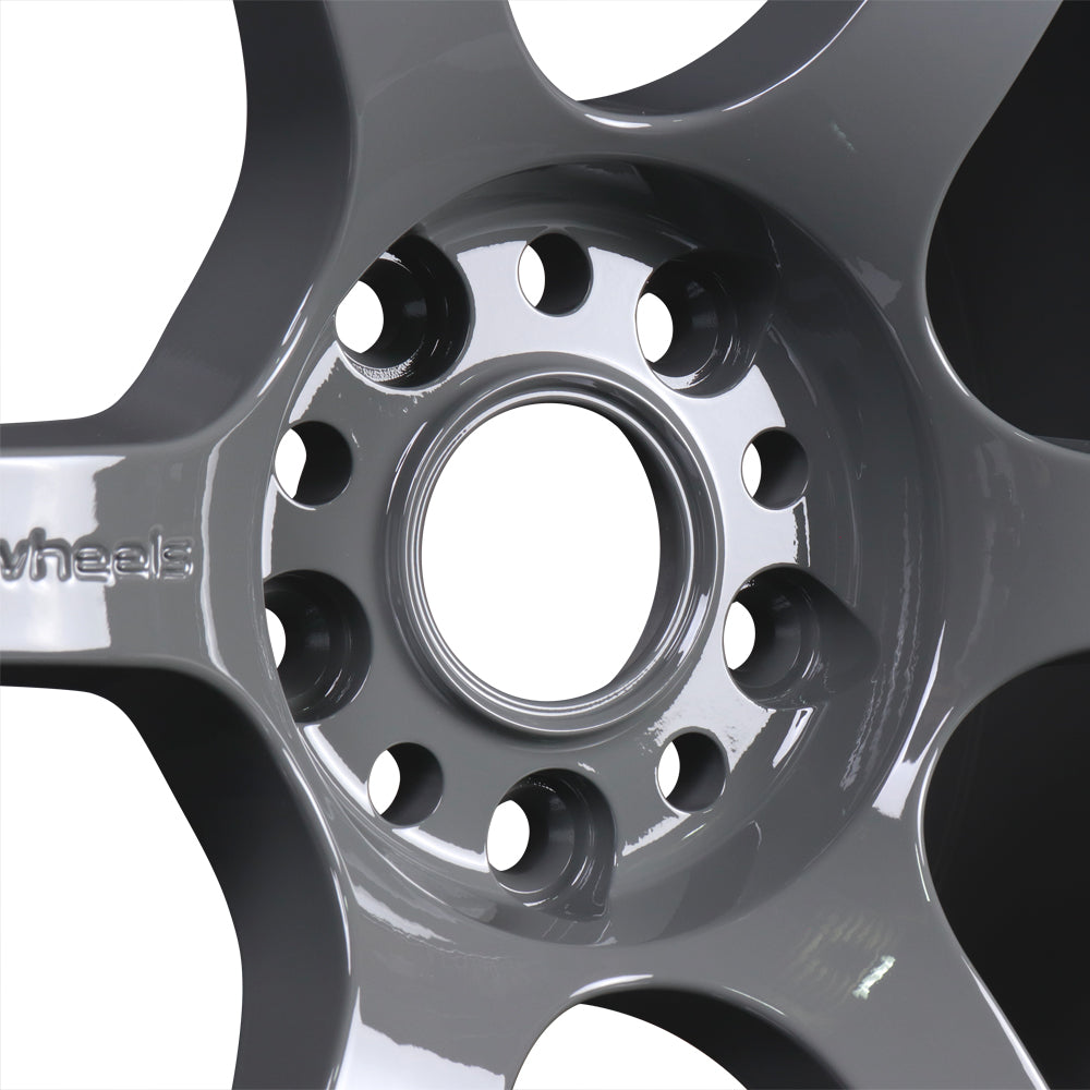 Rays Gram Lights 57DR Wheels - Glossy Gray - 18x9.5 / 5x114 / +38
