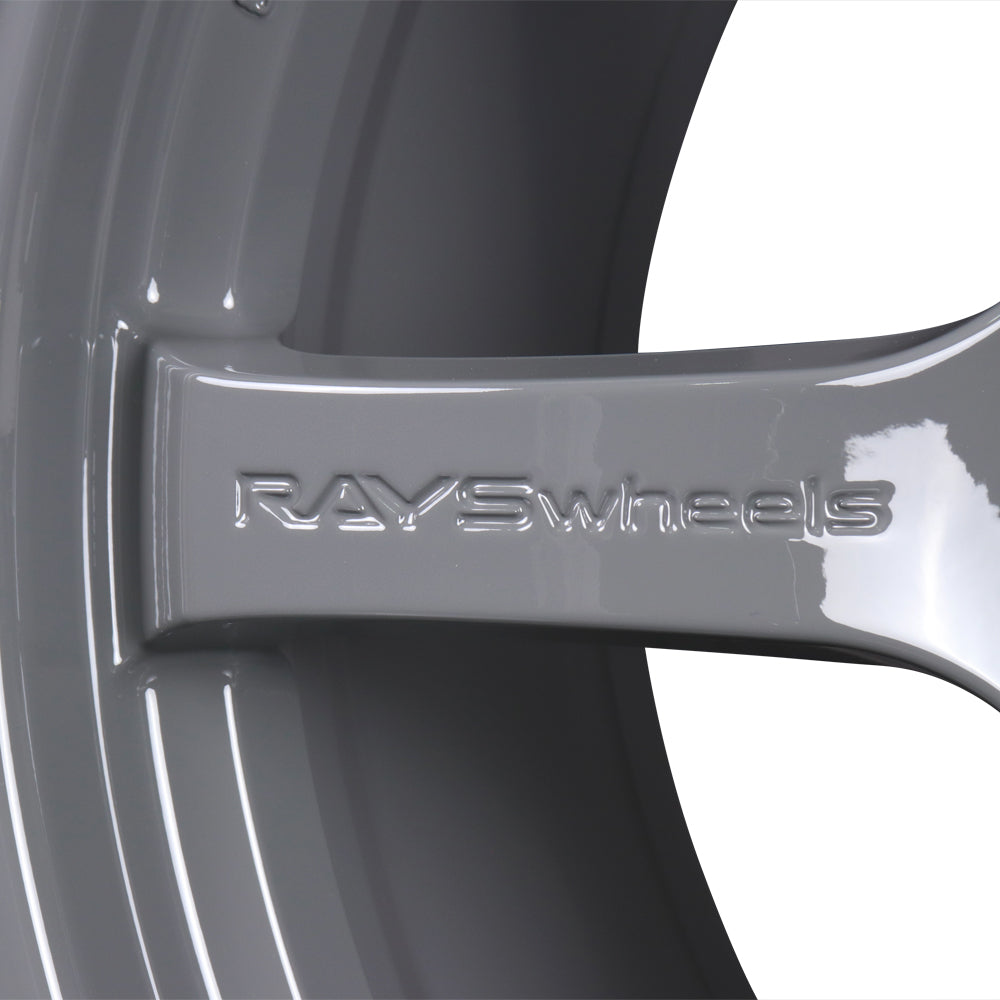 Rays Gram Lights 57DR Wheels - Glossy Gray - 18x9.5 / 5x114 / +38