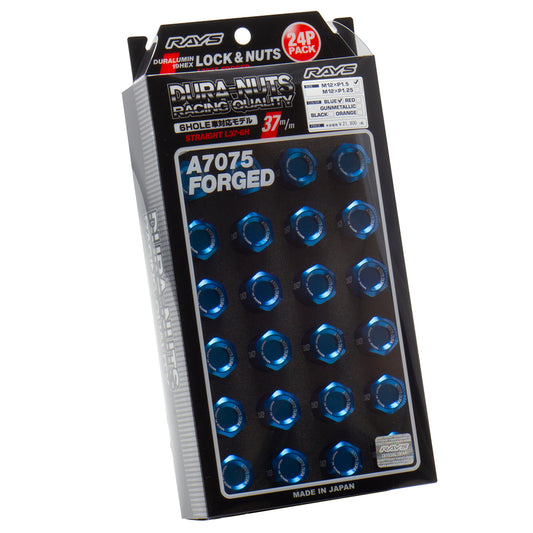 Rays L37 Dura Nut Straight Type Lug & Lock Set - M12X1.50