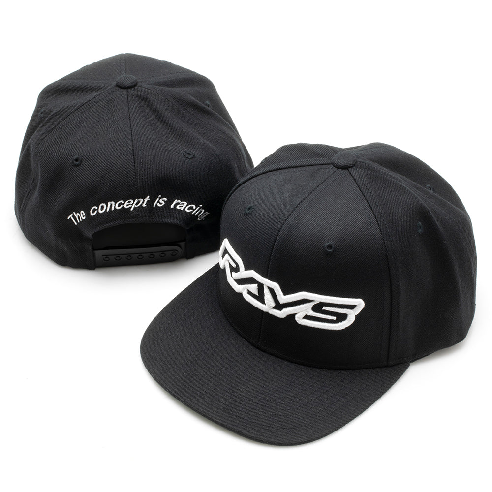 Rays The Concept is Racing Snapback Hat - Black