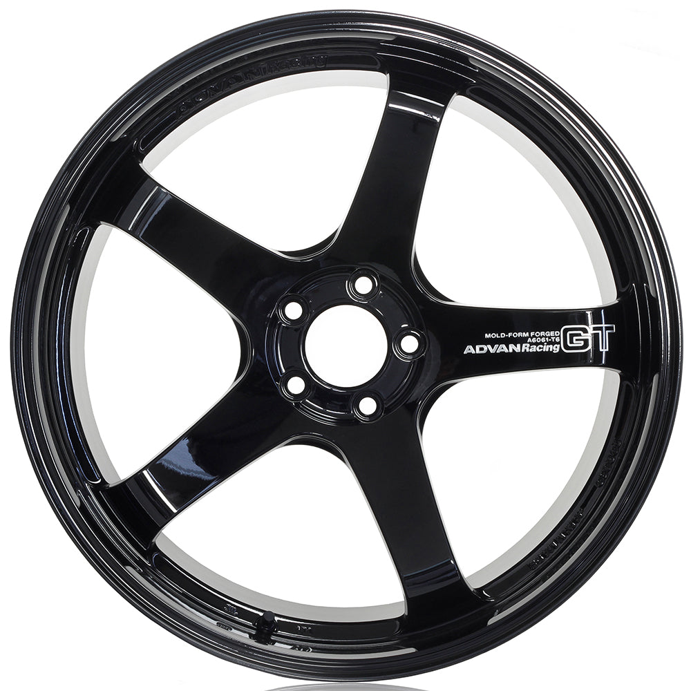 Advan Racing GT Wheels - Gloss Black - 18x9.5 / 5x120 / +35