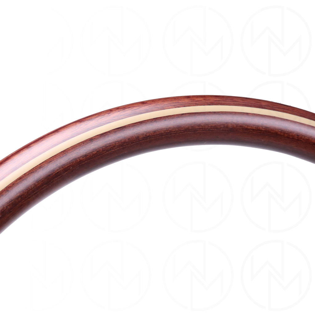Momo California Heritage Line Wood Steering Wheel - 360mm w/Polished Spokes