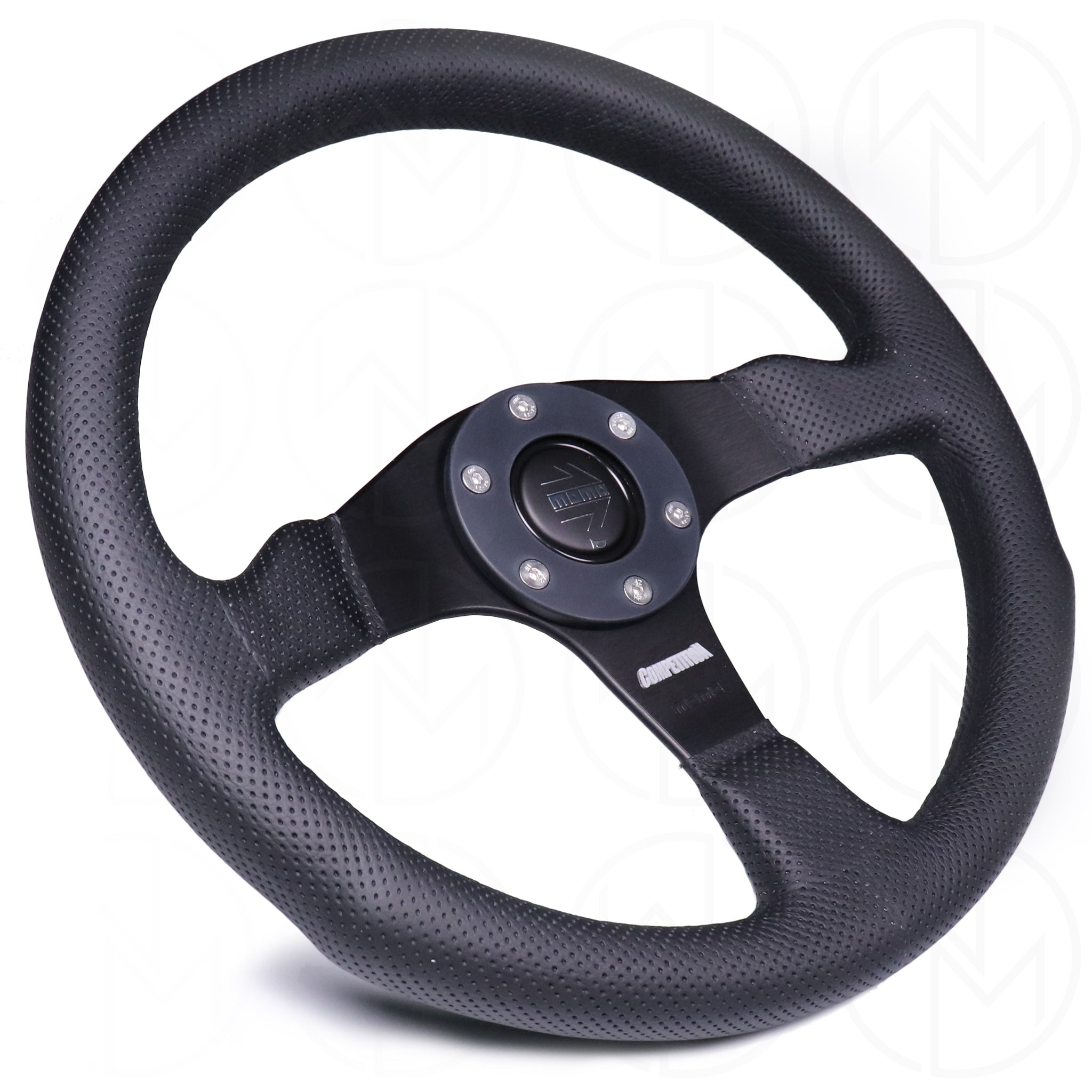 Momo Competition Steering Wheel - 350mm Perforated Leather