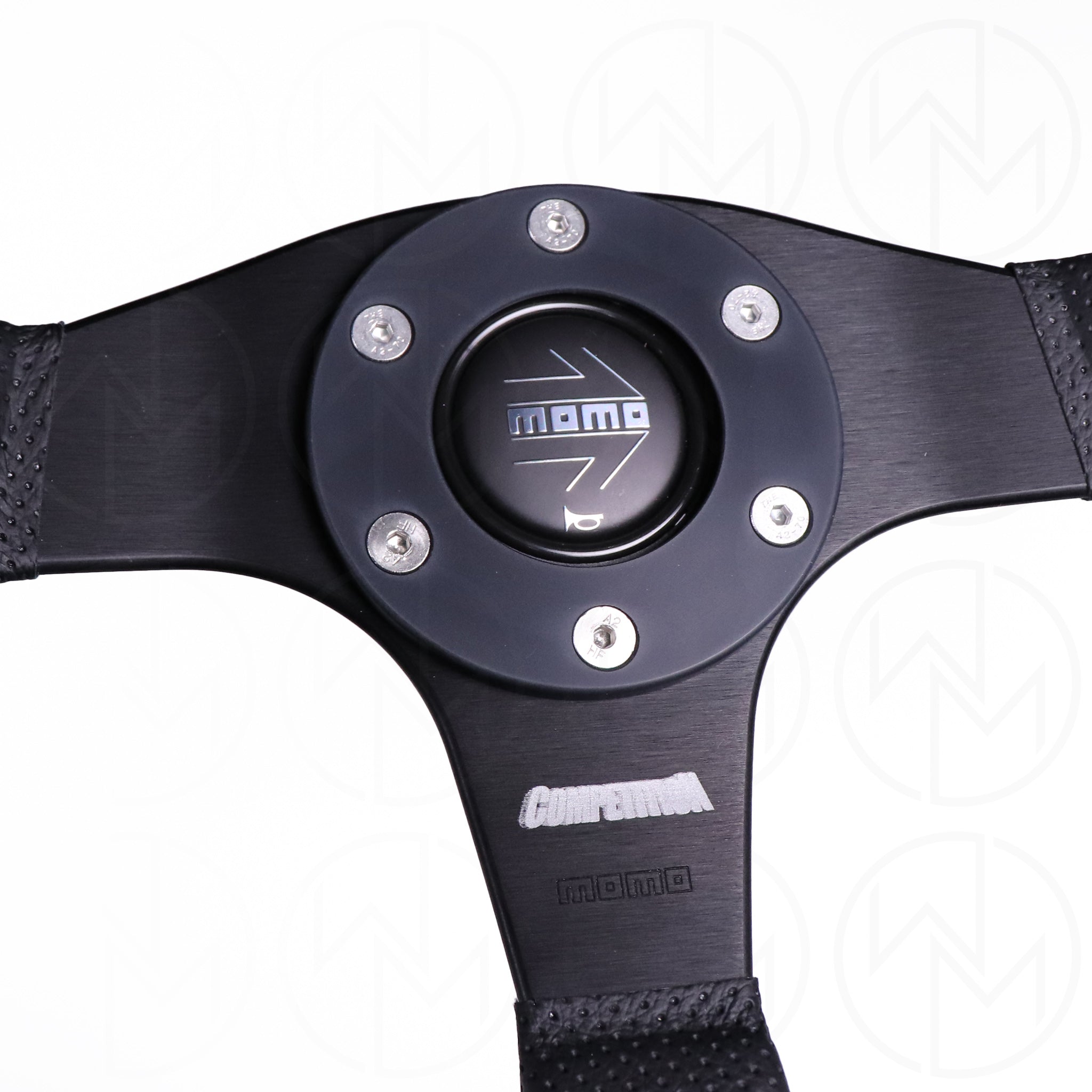 Momo Competition Steering Wheel - 350mm Perforated Leather