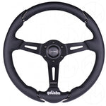 Momo Gotham Steering Wheel - 350mm Leather w/Dark Chrome