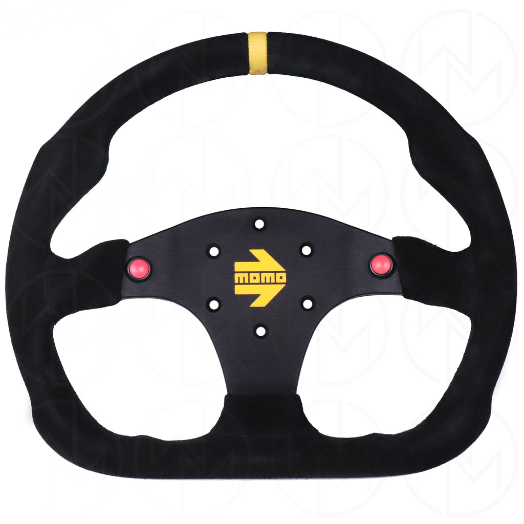 Momo Mod. 30 Steering Wheel - 320mm Suede w/Horn Buttons
