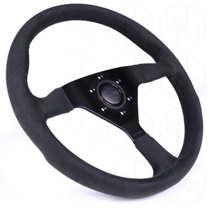 Momo Monte Carlo Steering Wheel - 350mm Alcantara w/Black Stitch