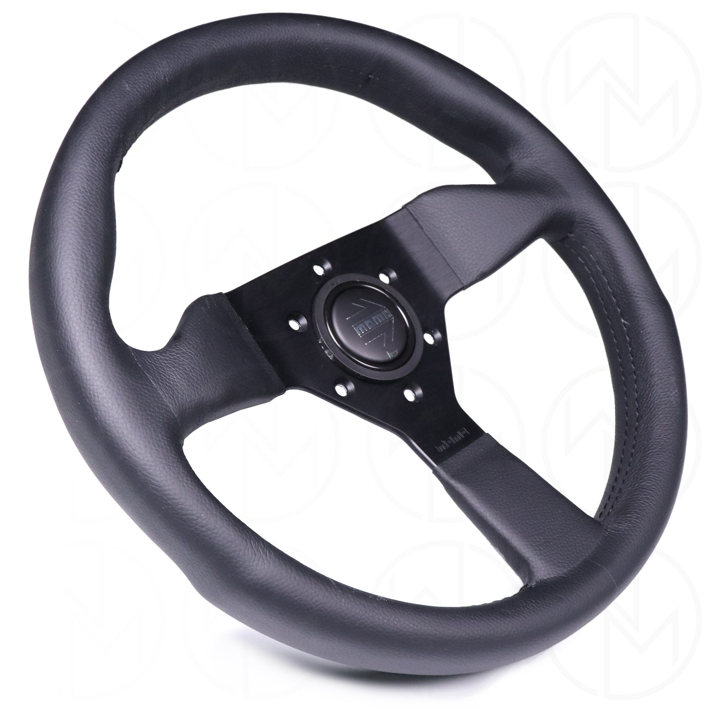 Momo Monte Carlo Steering Wheel - 320mm Leather w/Black Stitch