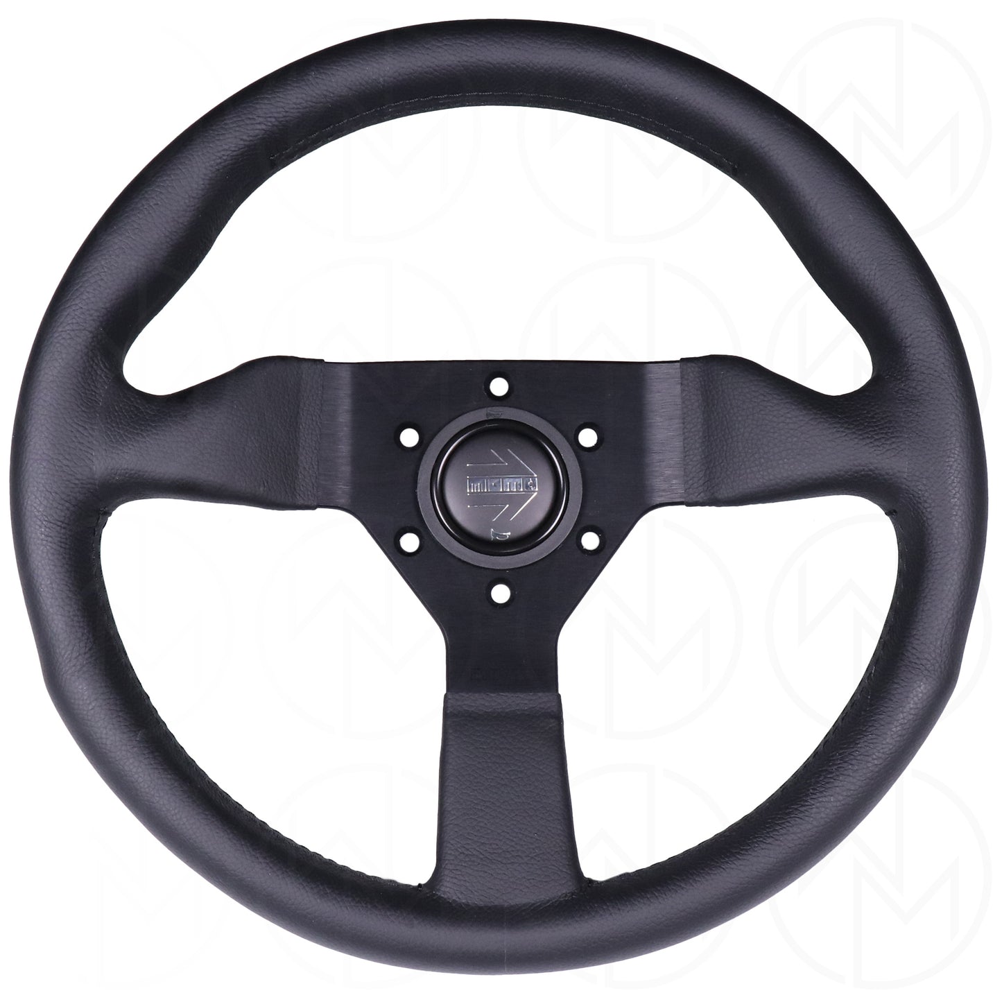 Momo Monte Carlo Steering Wheel - 320mm Leather w/Black Stitch