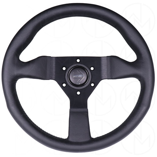 Momo Monte Carlo Steering Wheel - 320mm Leather w/Black Stitch