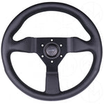 Momo Monte Carlo Steering Wheel - 320mm Leather w/Black Stitch