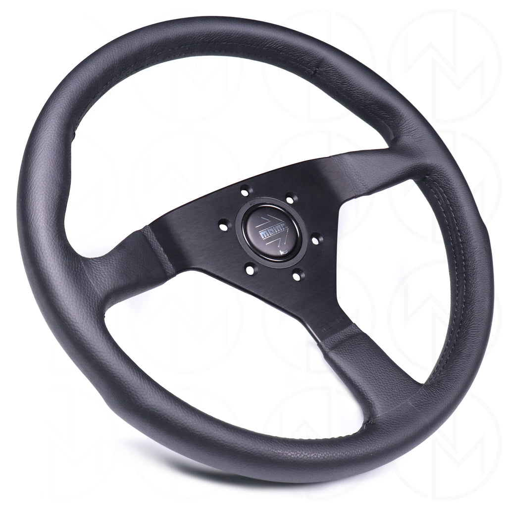 Momo Monte Carlo Steering Wheel - 350mm Leather w/Black Stitch