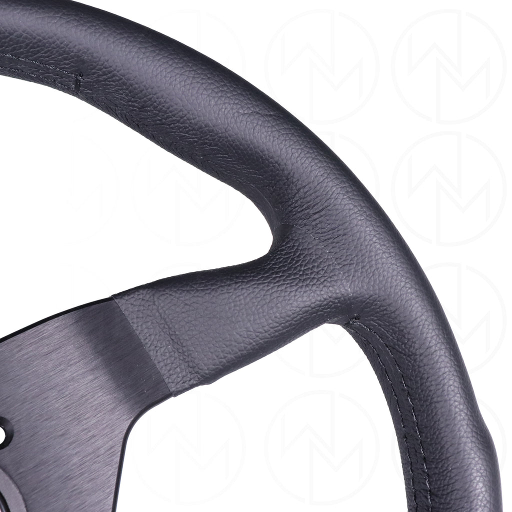 Momo Monte Carlo Steering Wheel - 350mm Leather w/Black Stitch