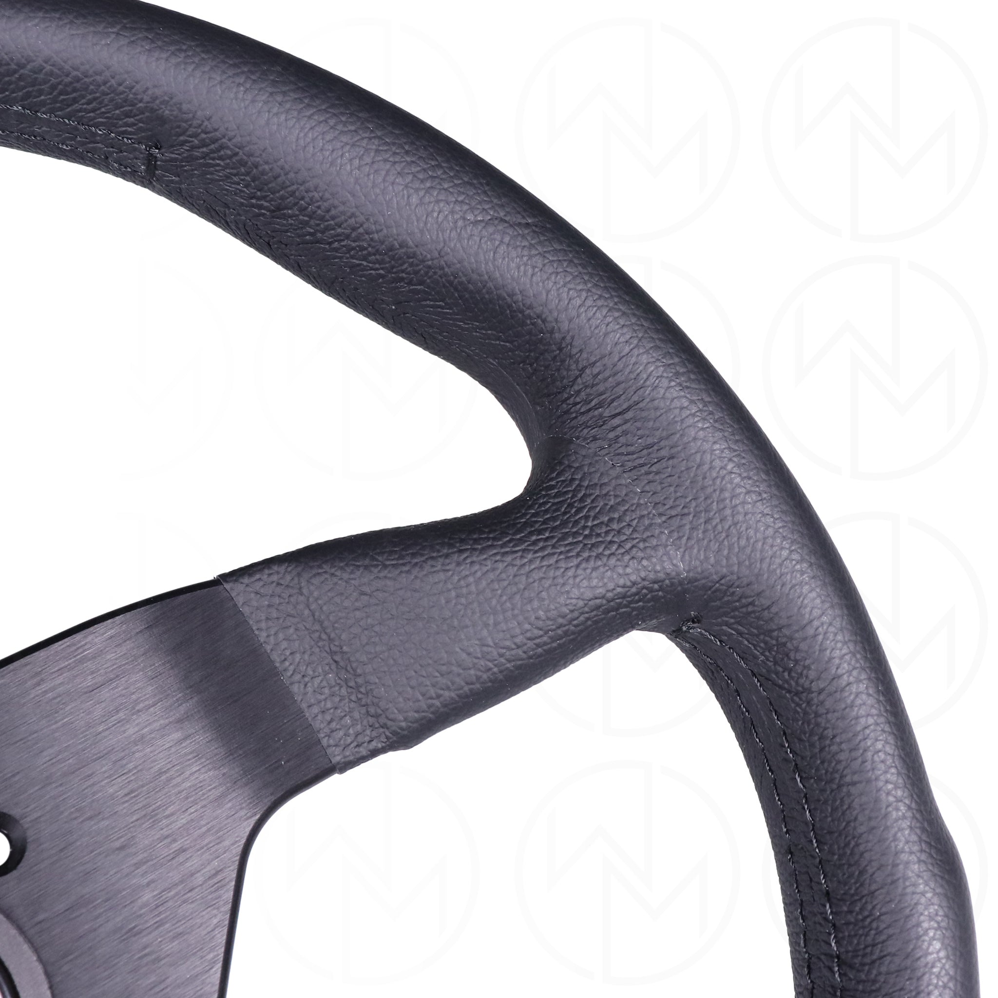 Momo Monte Carlo Steering Wheel - 350mm Leather w/Black Stitch