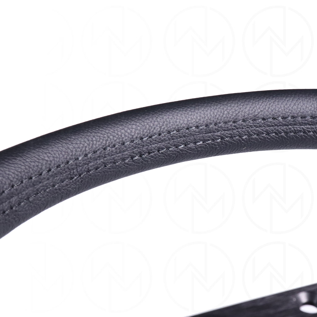 Momo Monte Carlo Steering Wheel - 350mm Leather w/Black Stitch
