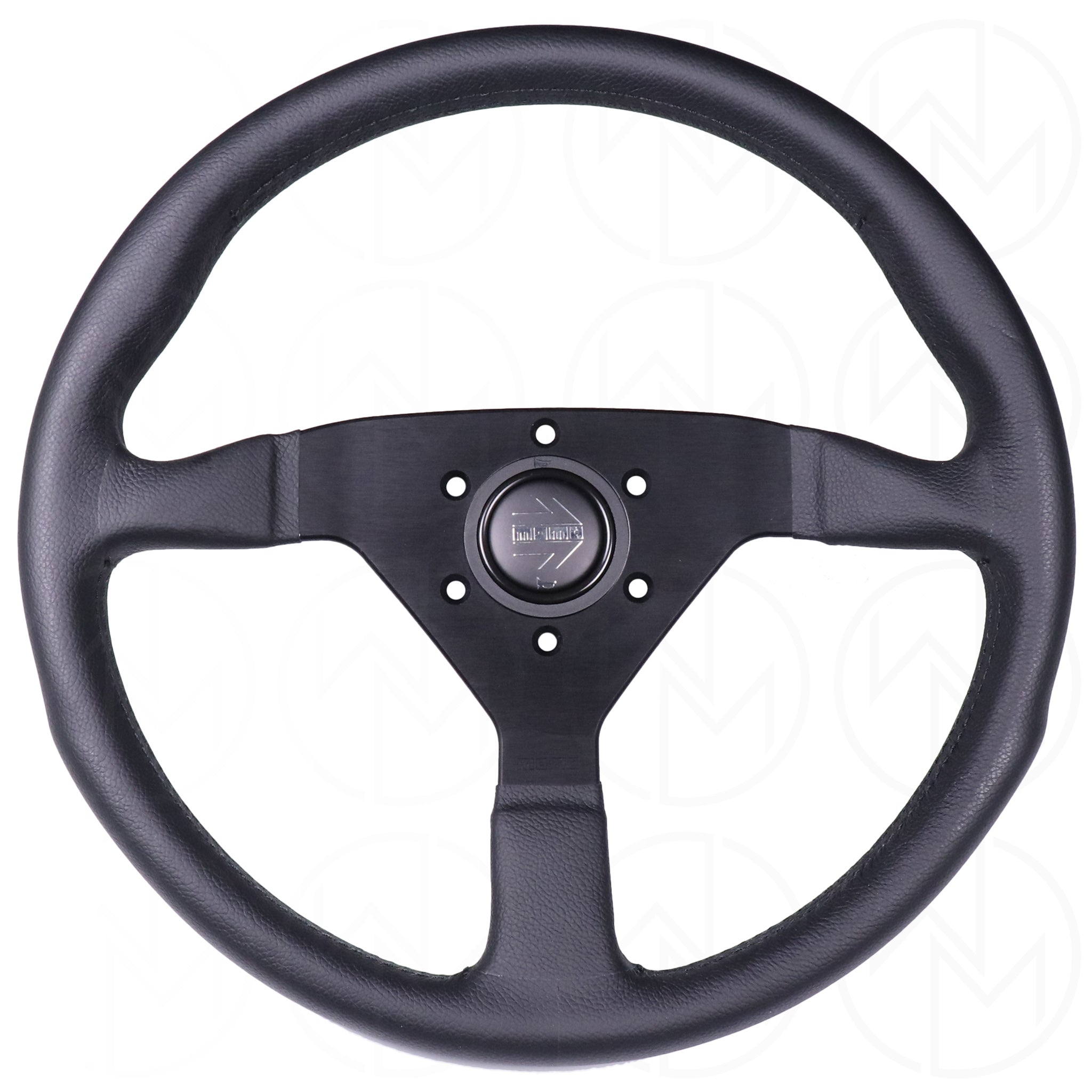 Momo Monte Carlo Steering Wheel - 350mm Leather w/Black Stitch