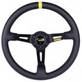 Momo Mod. 08 Steering Wheel - 350mm Leather w/Yellow Center Stripe