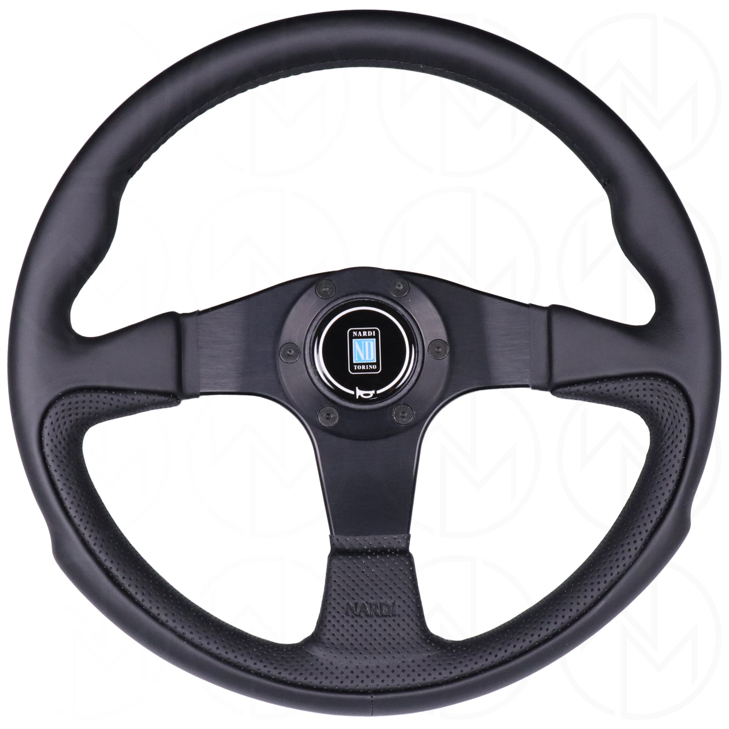 Nardi Challenge Steering Wheel - 350mm Combo Leather w/Black Stitch