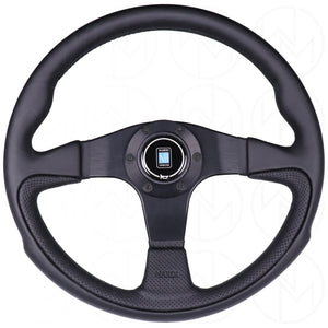 Nardi Challenge Steering Wheel - 350mm Combo Leather w/Black Stitch