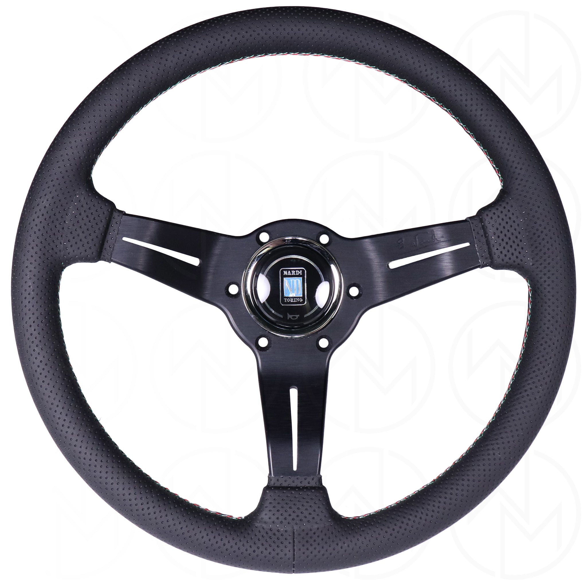 Nardi Sport Rally Deep Corn Italy Edition Steering Wheel - 330mm Perforated Leather & Combo Stitch