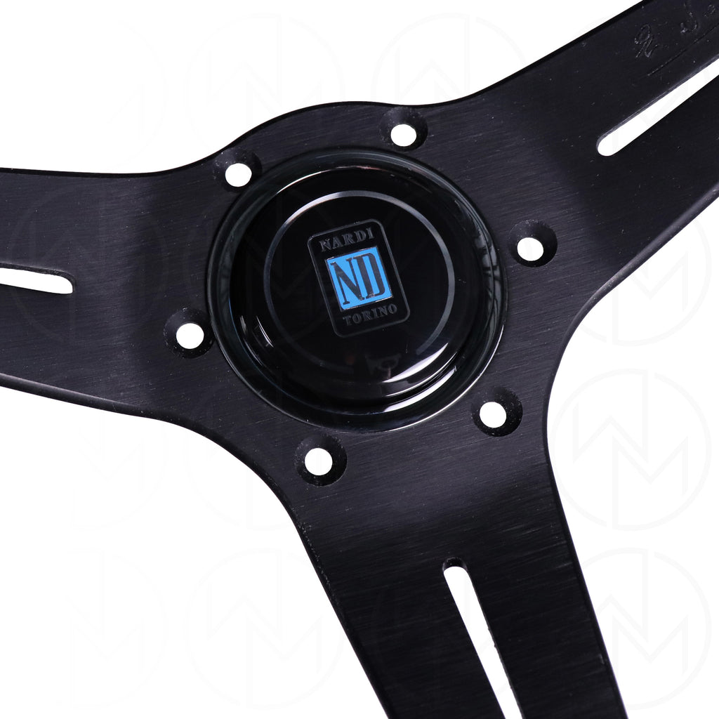 Nardi Sport Rally Deep Corn Steering Wheel - 350mm Perforated Leather w/Black Stitch