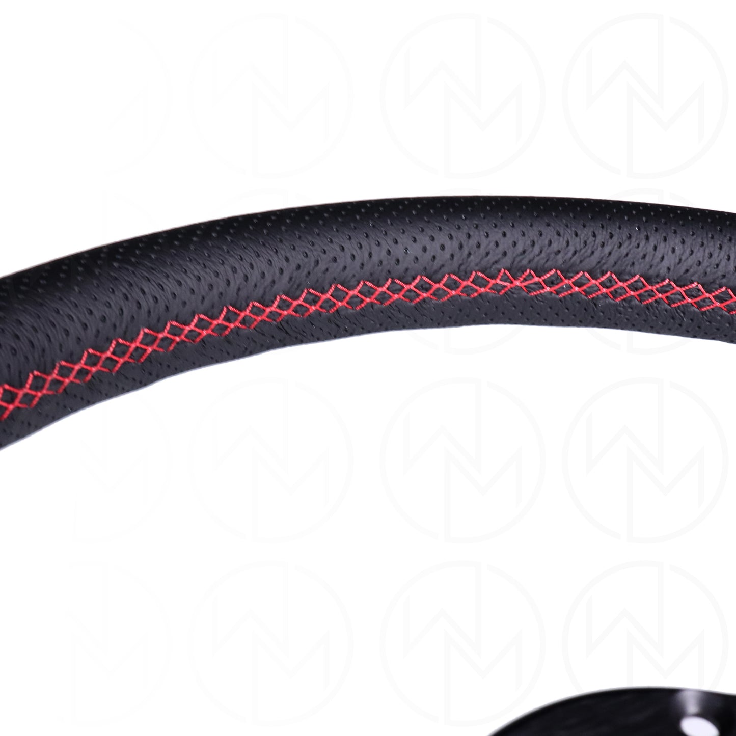 Nardi Classic Steering Wheel - 330mm Perforated Leather w/Red Stitch