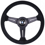 Nardi Classic Steering Wheel - 330mm Suede w/Black Spoke & Ring and Black Stitch