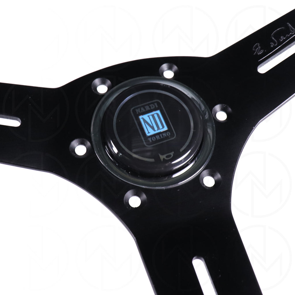 Nardi Competition Steering Wheel - 330mm Perforated Leather w/Grey Stitch