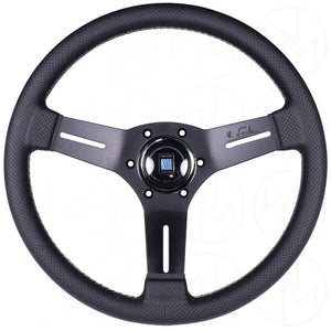 Nardi Competition Steering Wheel - 330mm Perforated Leather w/Grey Stitch