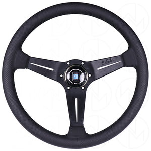 Nardi Sport Rally Deep Corn Steering Wheel - 350mm Perforated Leather w/Black Stitch