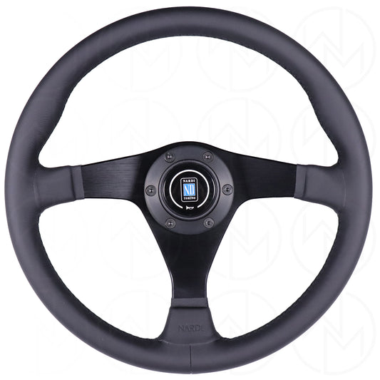 Nardi Gara Steering Wheel - 350mm Leather w/Black Stitch